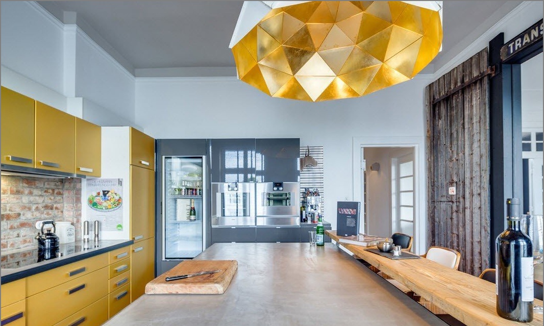 Ярък дизайнерски проект на апартамент в стил Loft