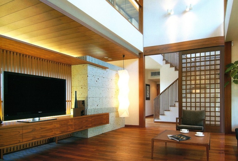Több módszer a japán stílus megadására a belsőépítészethez