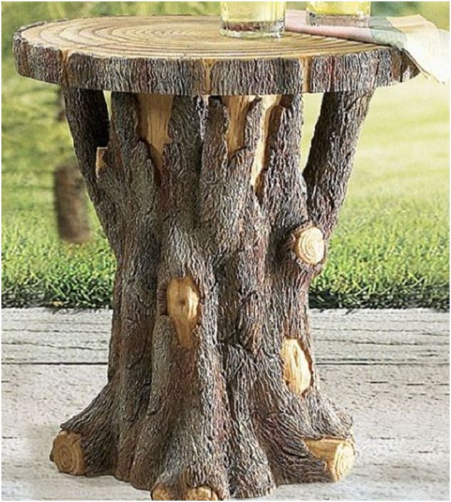 La table basse parfaite est fabriquée à partir d'un morceau de bois, parfaite pour les espaces ouverts.