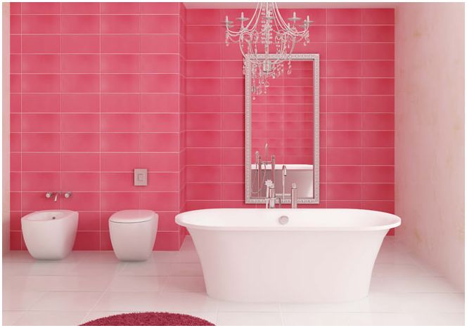 bagno rosa