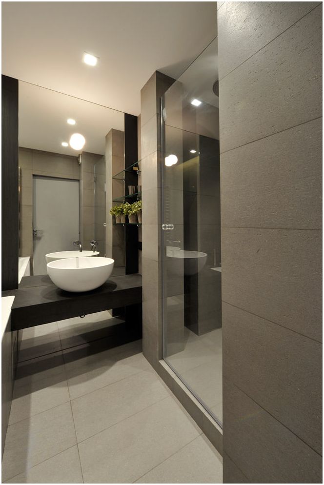 photo de design d'intérieur de salle de bain