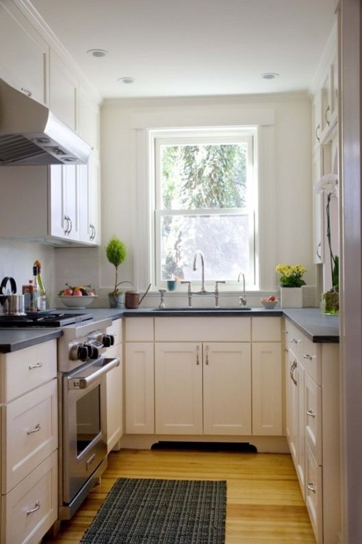 Nápady pre dizajn interiéru malej kuchyne