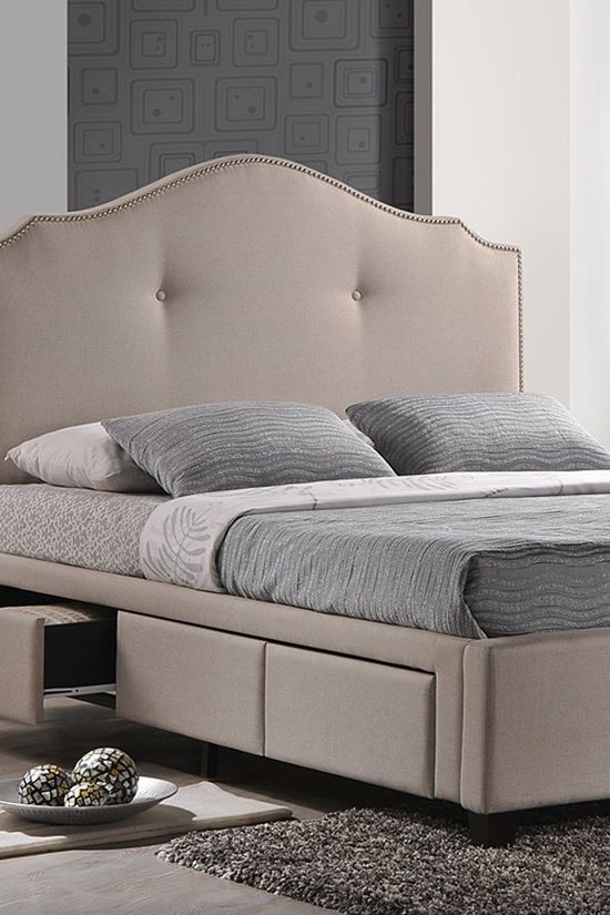 سرير مع أدراج: أفكار لشقة صغيرة