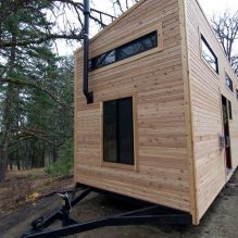 Intérieur d'un mobile home-wagon avec une remorque-2