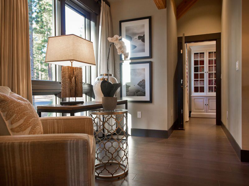 interior of a country cottage