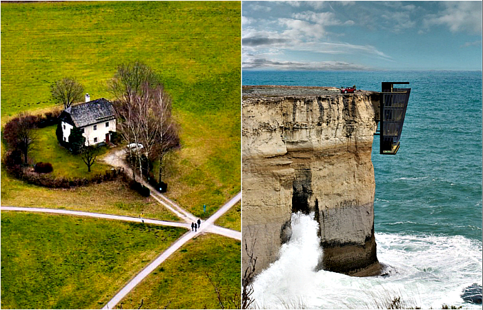 Maisons fabuleuses loin de l'agitation du monde