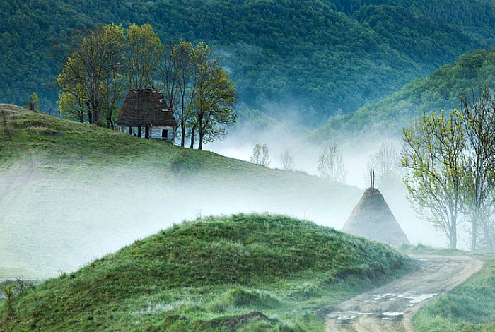 Petite maison dans les montagnes Apuseni.