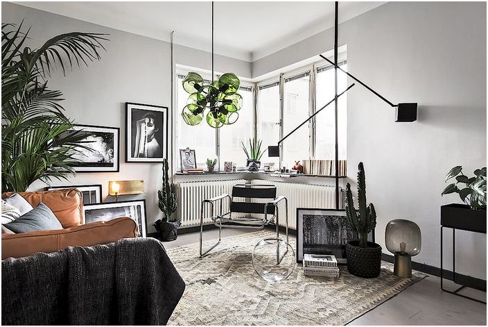 Scandinavisch interieur met een vleugje loft