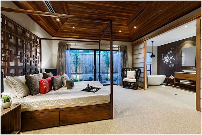 Huge Asian Bedroom by Webb & Brown-Neaves