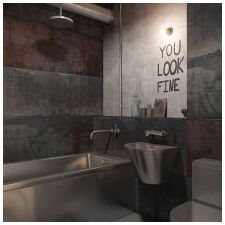 Stile loft nel bagno-4