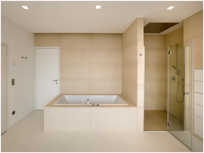Design de salle de bain beige