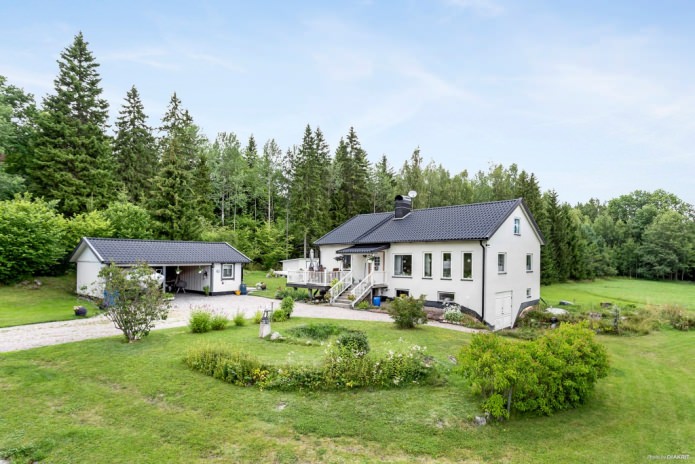 Skandinávský venkovský dům