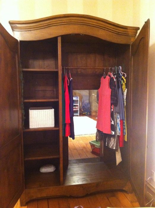 غرفة اللعب داخل خزانة الملابس المسحورة.
