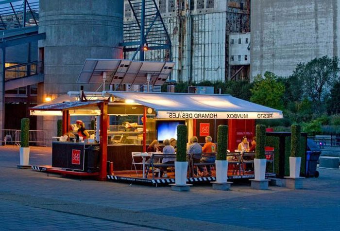 Café à Montréal.