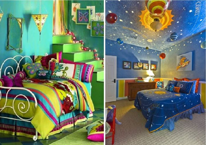 Great ideas for the design of children's rooms.