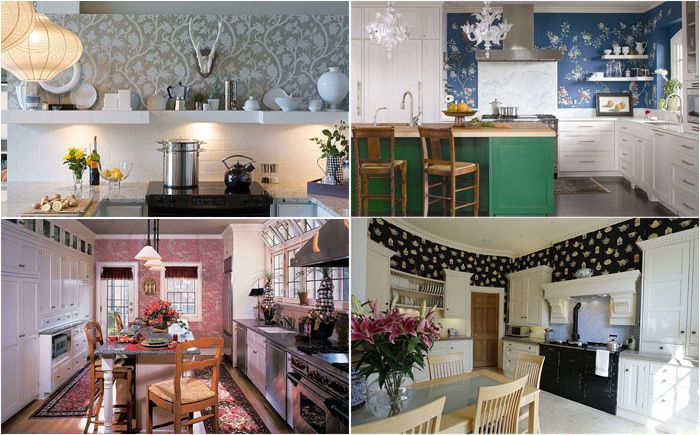 20 original wallpaper ideas for the kitchen