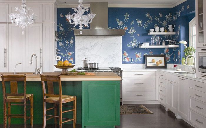 Eclectic kitchen by Andrea Schumacher Interiors