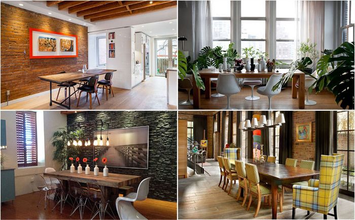 20 industrial dining rooms - beautiful, colorful and functional