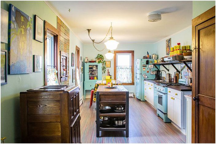 Interno di cucina dal Struktur