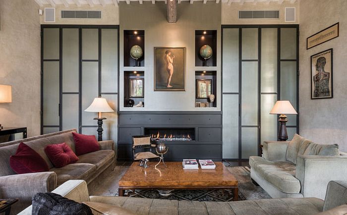 Obývací pokoj v toskánském stylu
