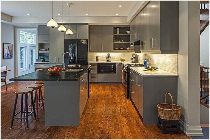 Kitchen interior by Vanbetlehem Architect