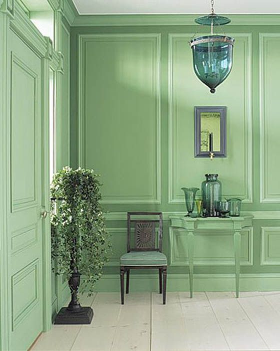 أخضر طازج لتزيين الجدران.