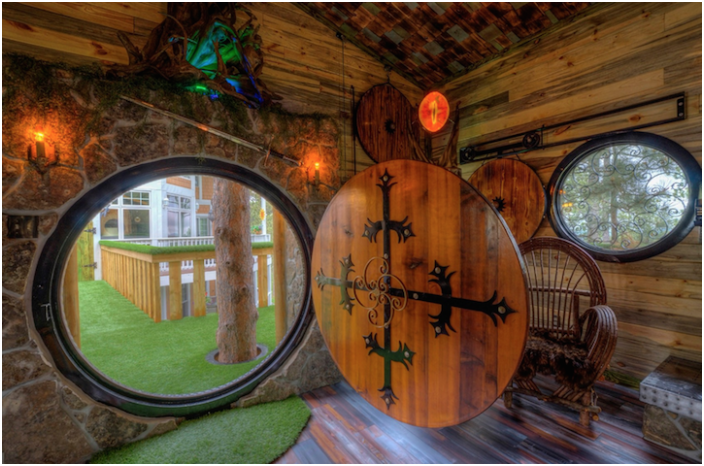 Casa sull'albero Hobbit - casa dell'hobbit.