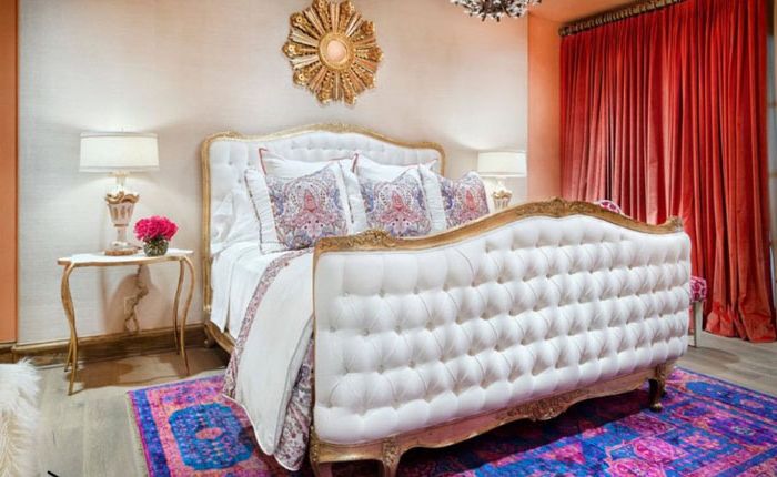 غرفة نوم على الطراز المغربي