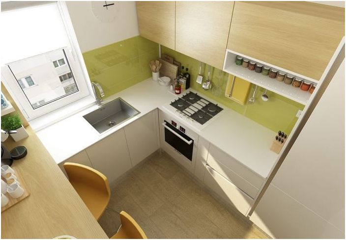 Small kitchen in a modern style