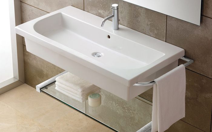 Wall-mounted washbasin