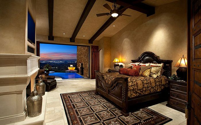 Luksuzna spavaća soba mediteranskog stila