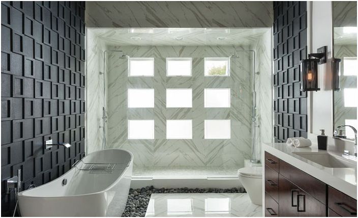 Intérieur de la salle de bain par Susan Thiel