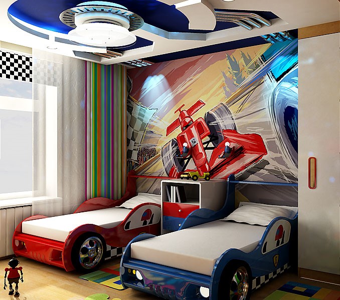 Design- and- interior- of- a- children's- room- for - boys-14