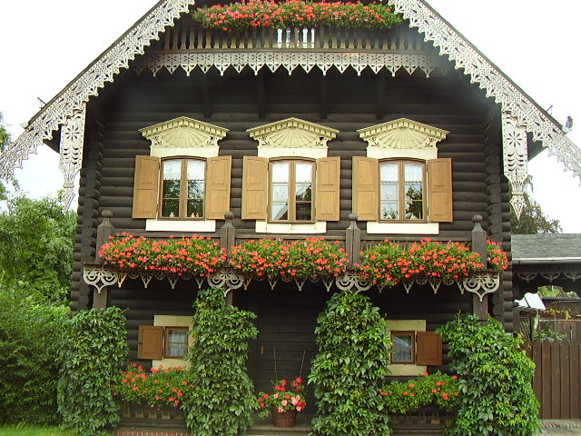 Wooden houses: styles, facades, design and exterior, cladding, photo