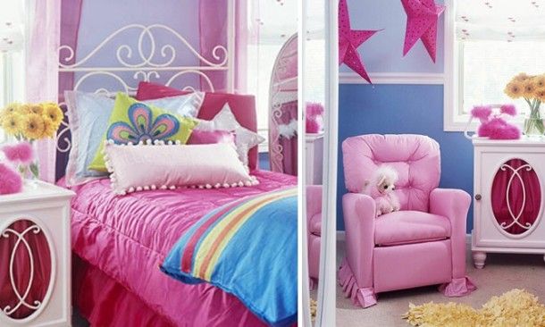 9hollivyd1 10 ideas coloridas para la guardería temática de dos niñas