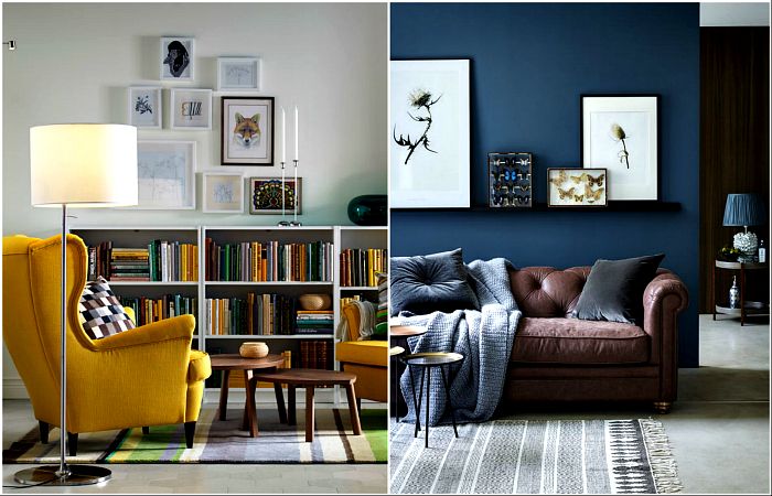 Inspirativní obývací pokoje zdobené nejnovějšími módními trendy.