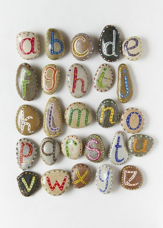 The alphabet in the children's room