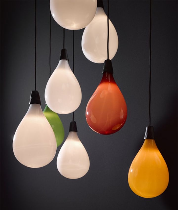 Уникальные подвесные светильники из коллекции Das Pop от Маартена Бааса