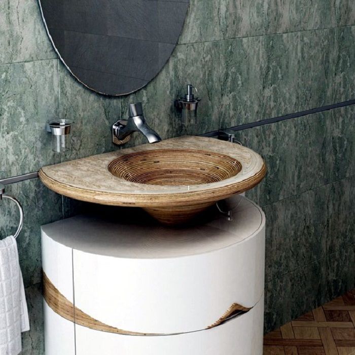 Преобразете пространството на вашата баня с хладна мивка, която вдъхновява.