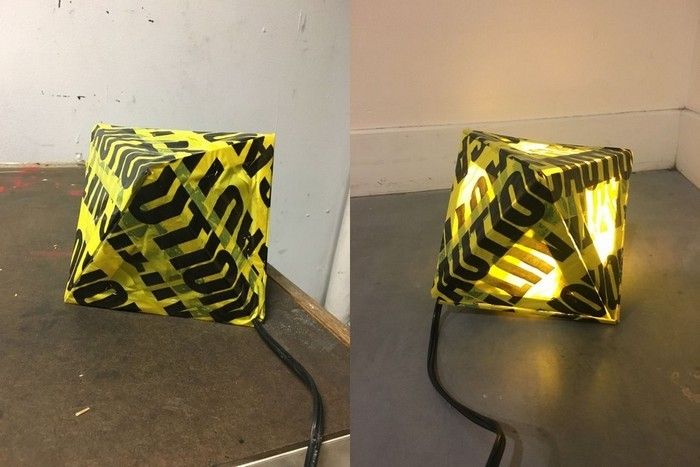 Как сделать дизайнерскую лампу за 1$