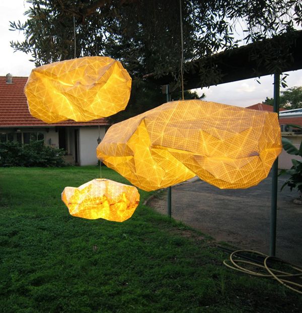 Дизайнерские светильники от Микки Бара в стиле оригами