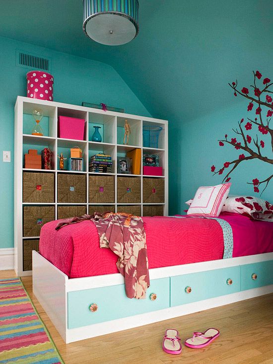 Storage space in the bedroom. 15 ideas