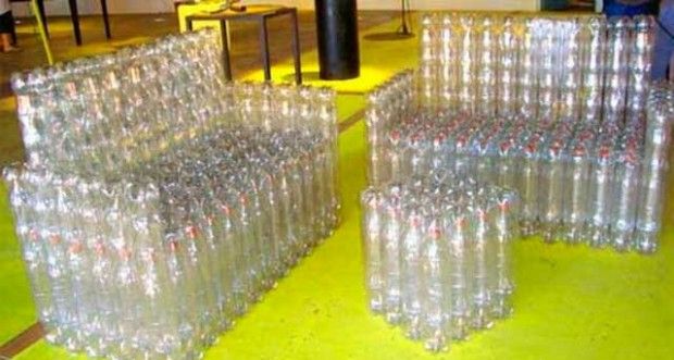الحرف اليدوية من الزجاجات البلاستيكية