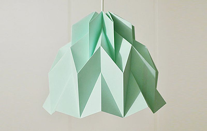 Креативный подвесной светильник в виде оригами