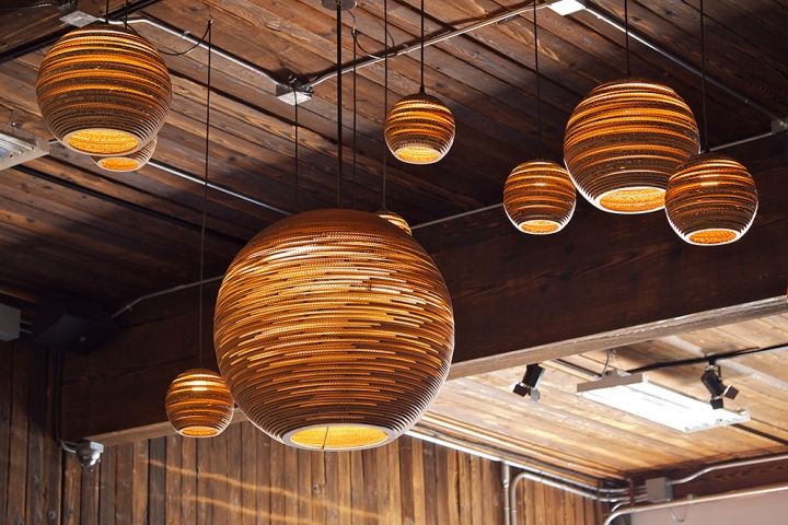 Круглые подвесные светильники ручной работы от Graypants