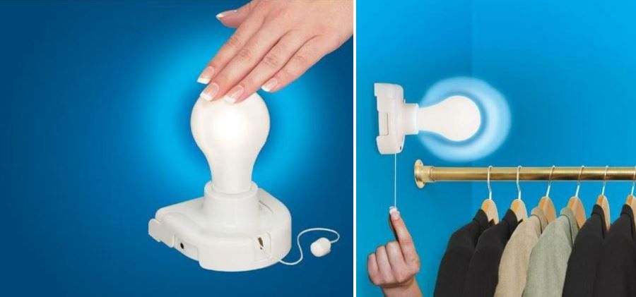 Лампа для освещения гардеробных и шкафов Insta Bulb