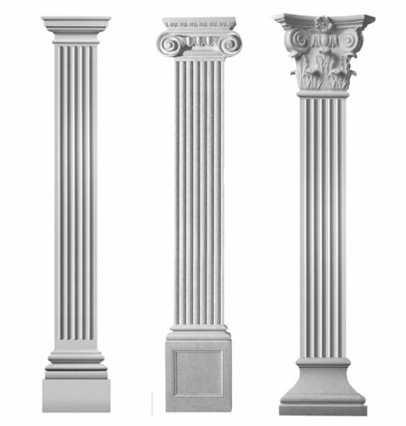 Столб и колонна - виды и материалы