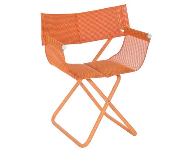 Bright orange Snooze folding stol