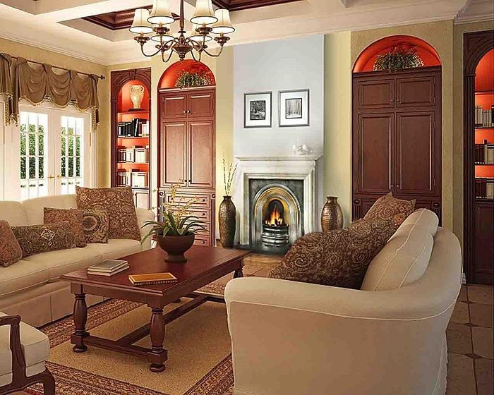 Interiér bude vypadat slušně díky správnému výběru barev, ve kterých je místnost vyzdobena.