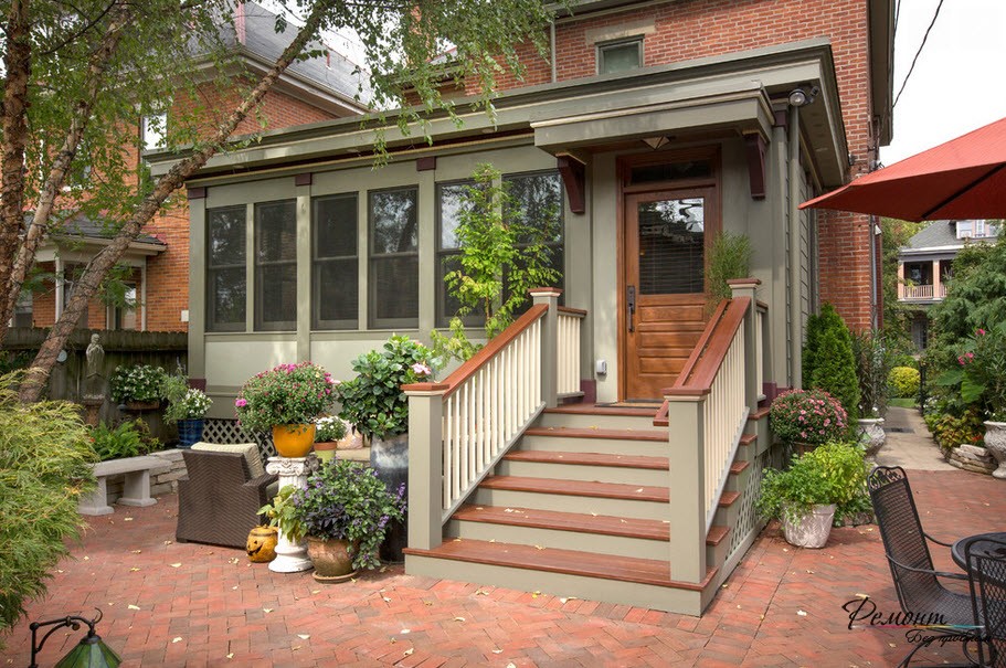 Small house made of bricks